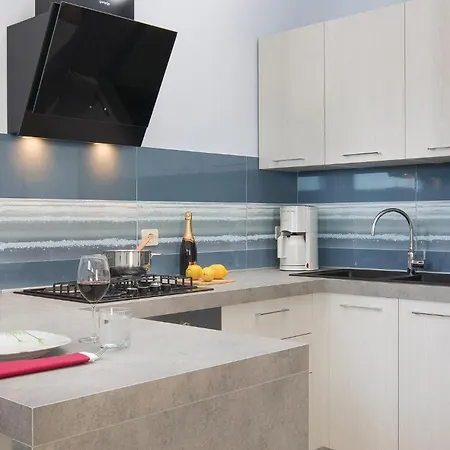 Apartment Cozy In With Kitchen Rabac