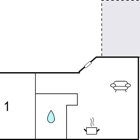 Daire Cozy In With Kitchen Rabac